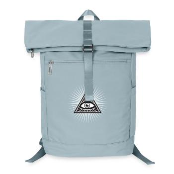 illuminati sehendes Auge erleuchtet fun cool love - Laptop-Rucksack  - Eisblau - Vorne