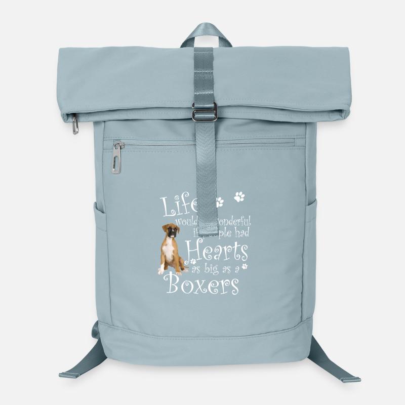 Boxer-Hundeherz so groß wie ein Boxer Laptop-Rucksack 