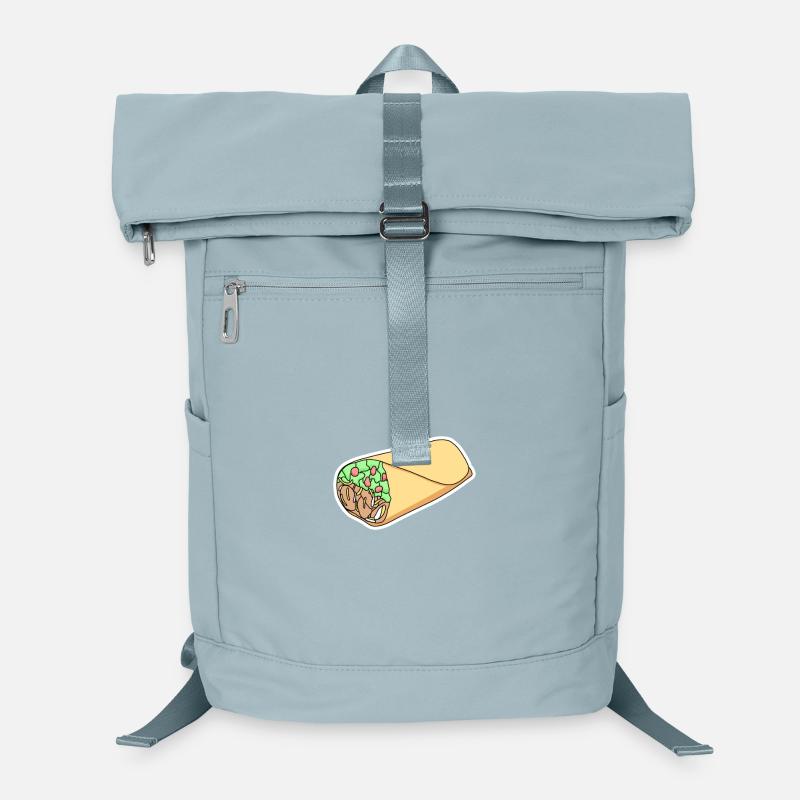 Taco Wrap Sticker Design Laptop Backpack