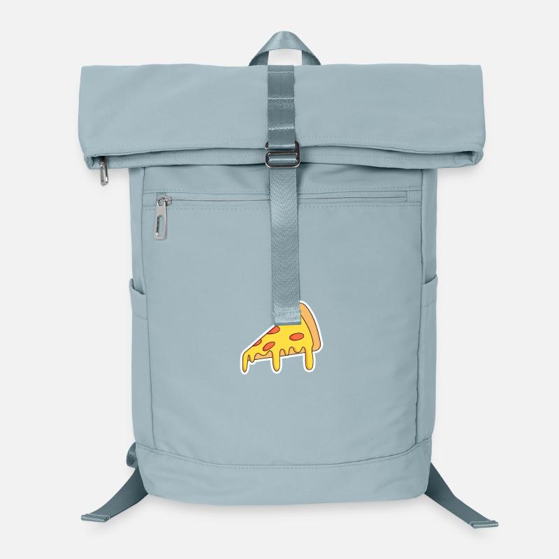 Pizza Slice Pop Art Motif Laptop Backpack