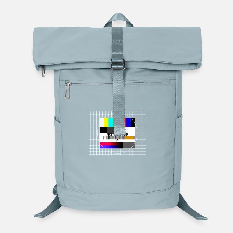Test image End of broadcast 80s 90s party costume Laptop Backpack