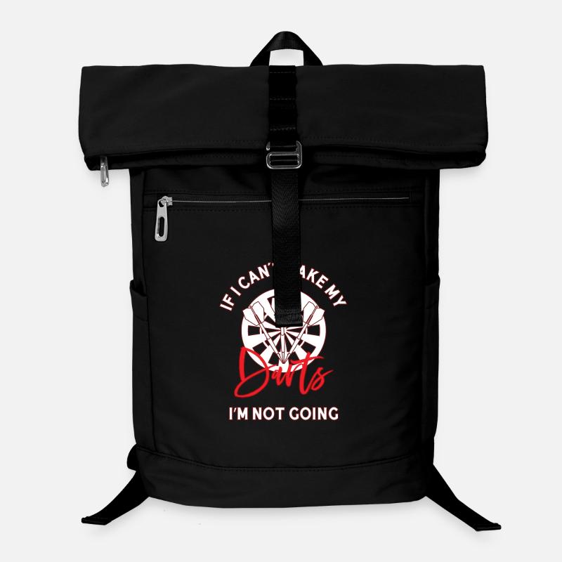If I Can't Take My Darts Laptop-Rucksack 
