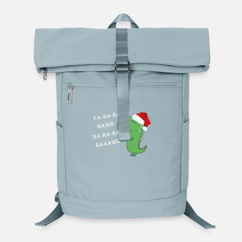 dinosaur christmas Laptop Backpack