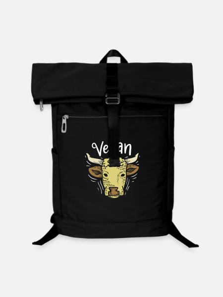 Veganer Vegan - Laptop-Rucksack - Schwarz