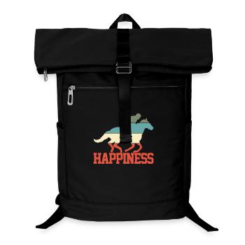 Horse Riding Rider - Laptop Backpack - black - Front