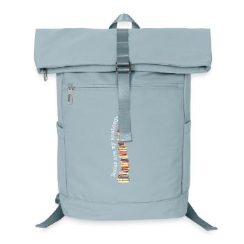 Livres Les livres sont mon rat de bibliothèque de la colonne vertébrale de l'anatomie - Sac à dos ordinateur - bleu glacier - Devant