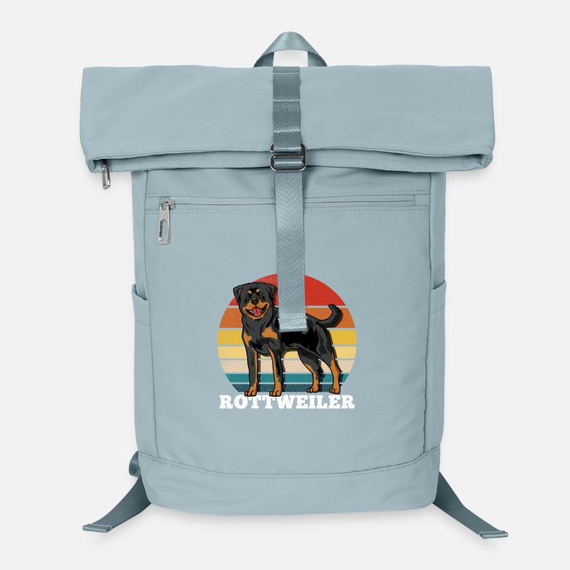 Rottweiler Rétro Sac à dos ordinateur