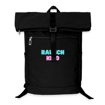 Rauschkind - Wiener Dialekt Kosename für Freunde - Laptop-Rucksack  - Schwarz - Vorne