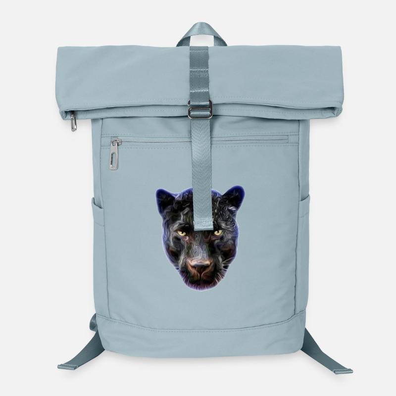 Aurora Panther Portrait Tee Laptop Backpack