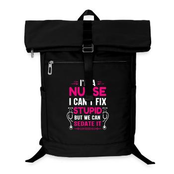 Nurse - Laptop Backpack - black - Front