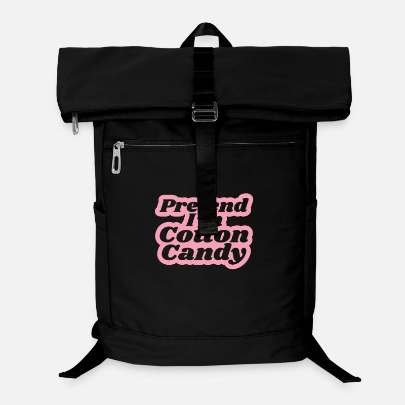 Zuckerwatte Süßigkeit - Lustiger Spruch Laptop-Rucksack 