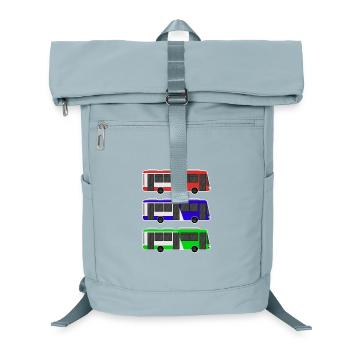 Bus - Laptop-Rucksack  - Eisblau - Vorne
