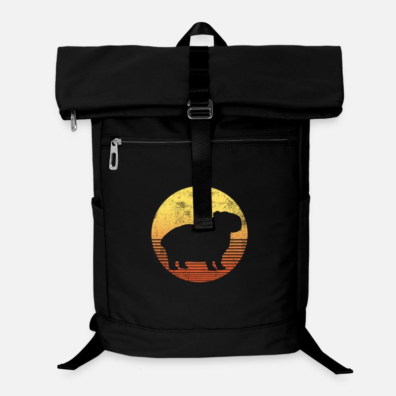 Capybara Vintage Sac à dos ordinateur