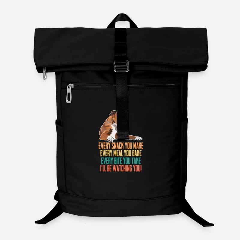 Boxer Dog Every Snack You Make Ill Be Watching Laptop Backpack