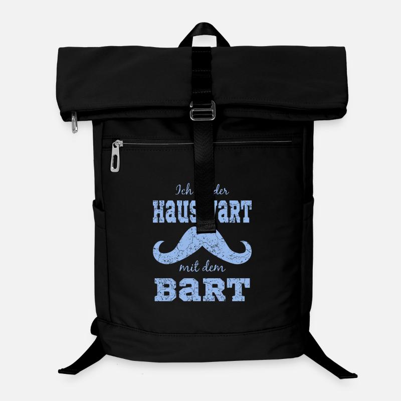 Lustiges Bart Motiv Laptop-Rucksack 
