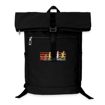 Evolution Läufer - Laptop-Rucksack  - Schwarz - Vorne