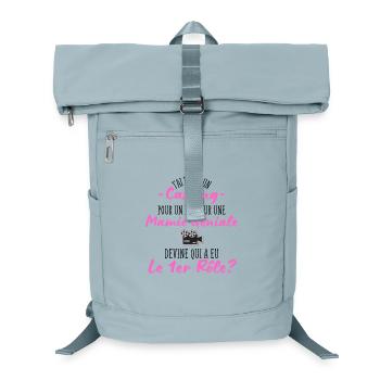 casting pour une Mamie géniale - Humour Grand-Mère - Sac à dos ordinateur - bleu glacier - Devant