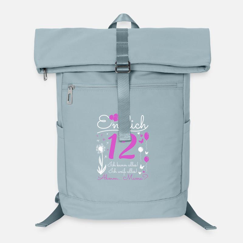 Endlich 12 Jahre Mädchen Ich Kann Alles Pusteblume Laptop-Rucksack 