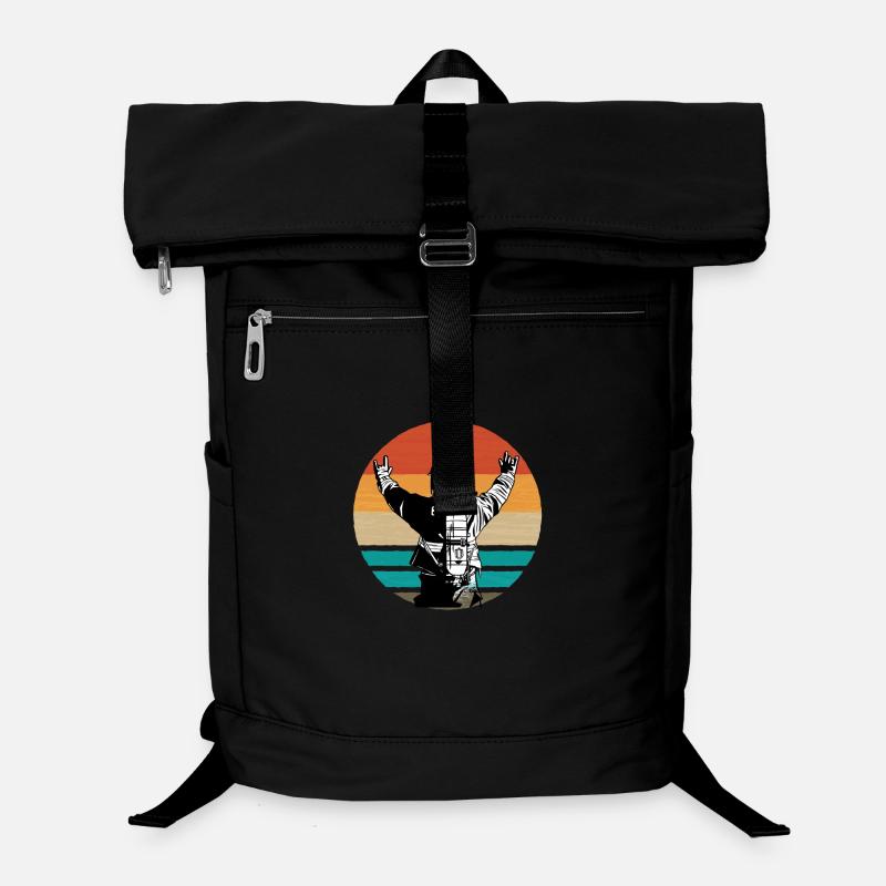Retro Sunset Duo Laptop Backpack
