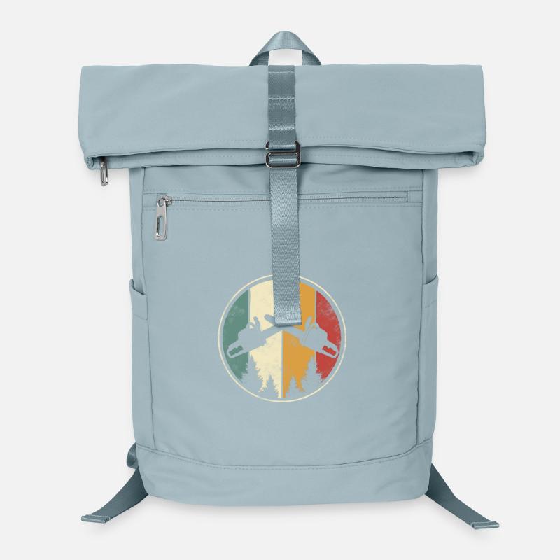 Chainsaw Lumberjack Laptop Backpack