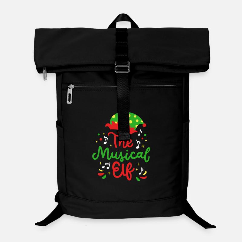 Musikalischer Elf Wichtel Weihnachten Laptop-Rucksack 