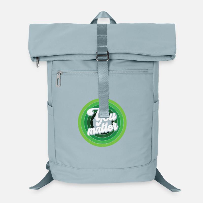 Vous comptez la santé mentale verte Sac à dos ordinateur