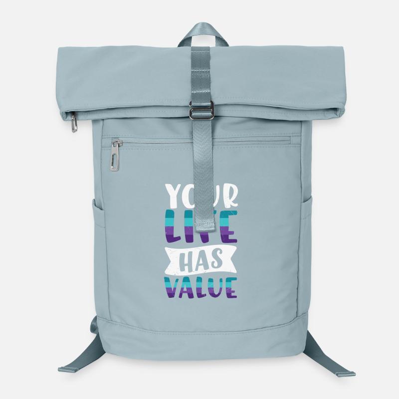 Prévention du suicide Votre vie a de la valeur Sac à dos ordinateur