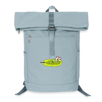Frog Glasses - Laptop Backpack - ice blue - Front