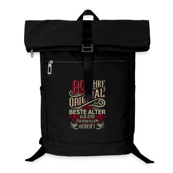 89. Geburtstag Vintage Retro - Laptop-Rucksack  - Schwarz - Vorne