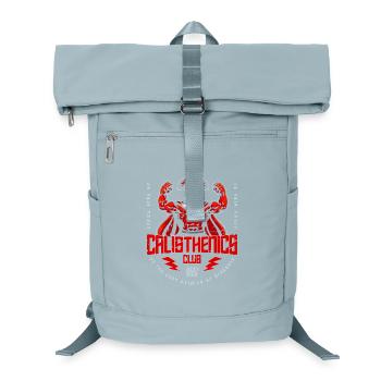 Calisthenics Club Superhero Motivational Design - Laptop Backpack - ice blue - Front