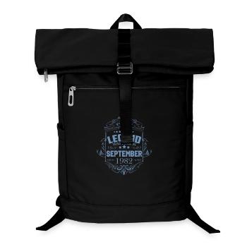 Une légende est née en septembre 1982 - Sac à dos ordinateur - noir - Devant
