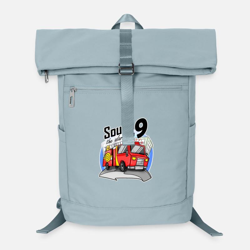 9 years old Young fire engine fire truck car Laptop Backpack