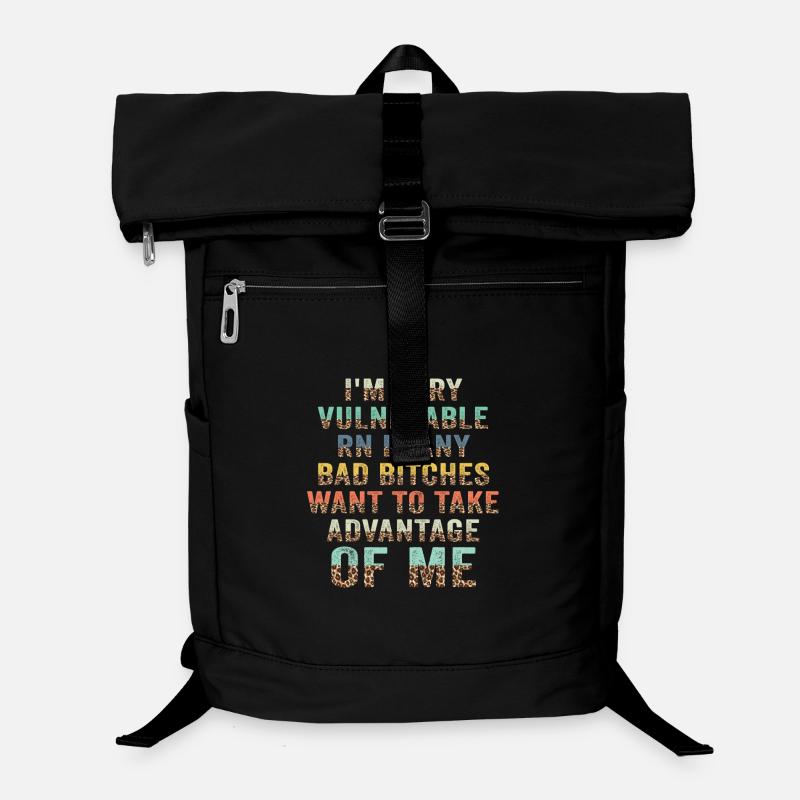 I'm Very Vulnerable RN Laptop-Rucksack 