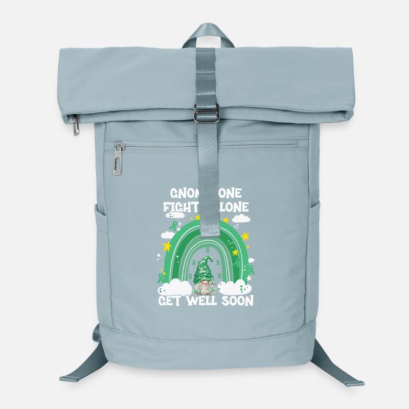 Gnome One Fights Alone Leberkrebs Laptop-Rucksack 
