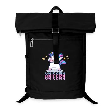 Licorne Licorne Licorne - T-shirt pour amoureux des licornes - Sac à dos ordinateur - noir - Devant