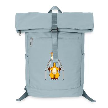 Giraffe Swing - Laptop Backpack - ice blue - Front
