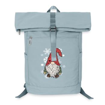 Gnome Christmas Elves Snowflakes - Laptop Backpack - ice blue - Front