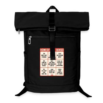 Homeoffice Bingo Büro Heimarbeit Home Office - Laptop-Rucksack  - Schwarz - Vorne