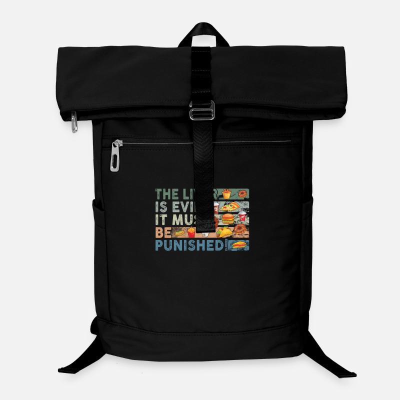 Die Leber ist böse und wird bestraft Laptop-Rucksack 