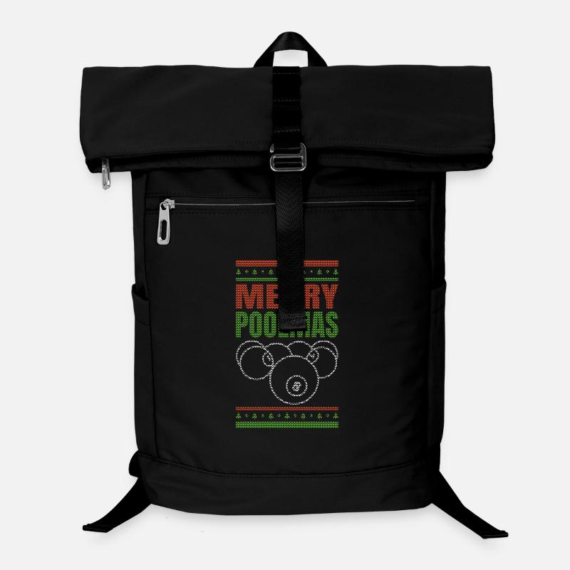 Joueur de billard de Noël Sac à dos ordinateur
