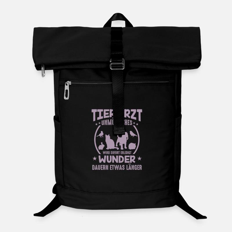 Tierarzt Sprüche Unmögliches Laptop-Rucksack 