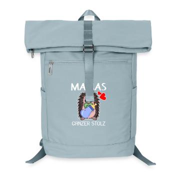 Baby Geburt Schwanger Babyspruch Sprüche - Laptop-Rucksack  - Eisblau - Vorne