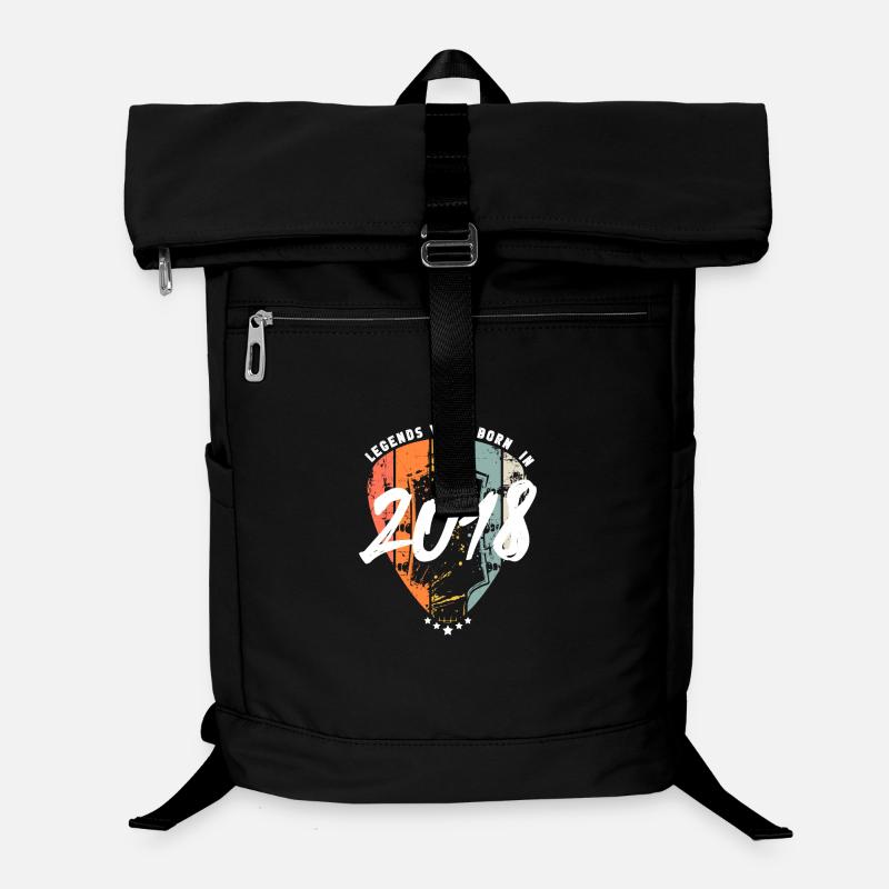 2018 Geburtstag Gitarre Gitarrist - Laptop-Rucksack - Schwarz