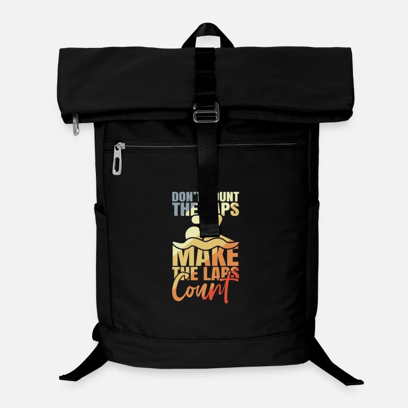 Motivating swim spell Laptop Backpack