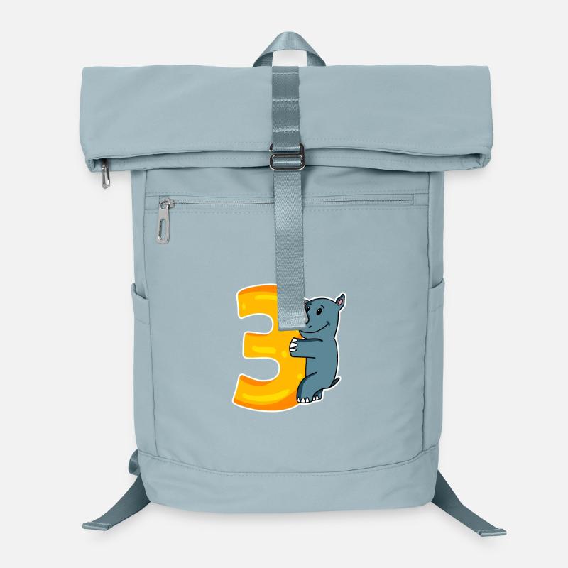 3 years old - 3rd birthday with animal motif Laptop Backpack