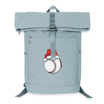 Baseballer Weihnachten - Laptop-Rucksack  - Eisblau - Vorne