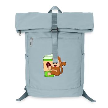 Affe Coffee to go Becher - Laptop-Rucksack  - Eisblau - Vorne