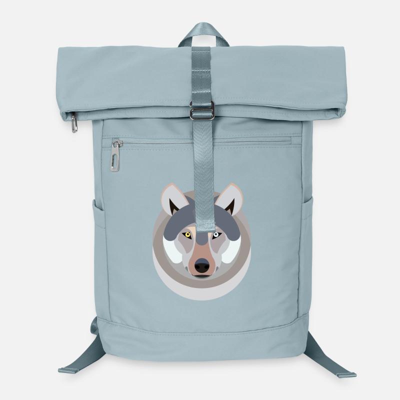 Le loup en tant que graphique Sac à dos ordinateur