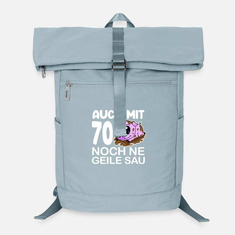 70. Geburtstag Sau Spruch lustig Geschenk Laptop-Rucksack 