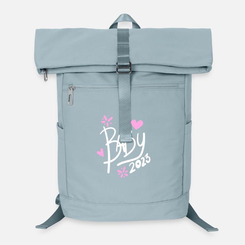 Bébé 2023 - Naissance Enceinte 2023 - Bébé Fille Sac à dos ordinateur